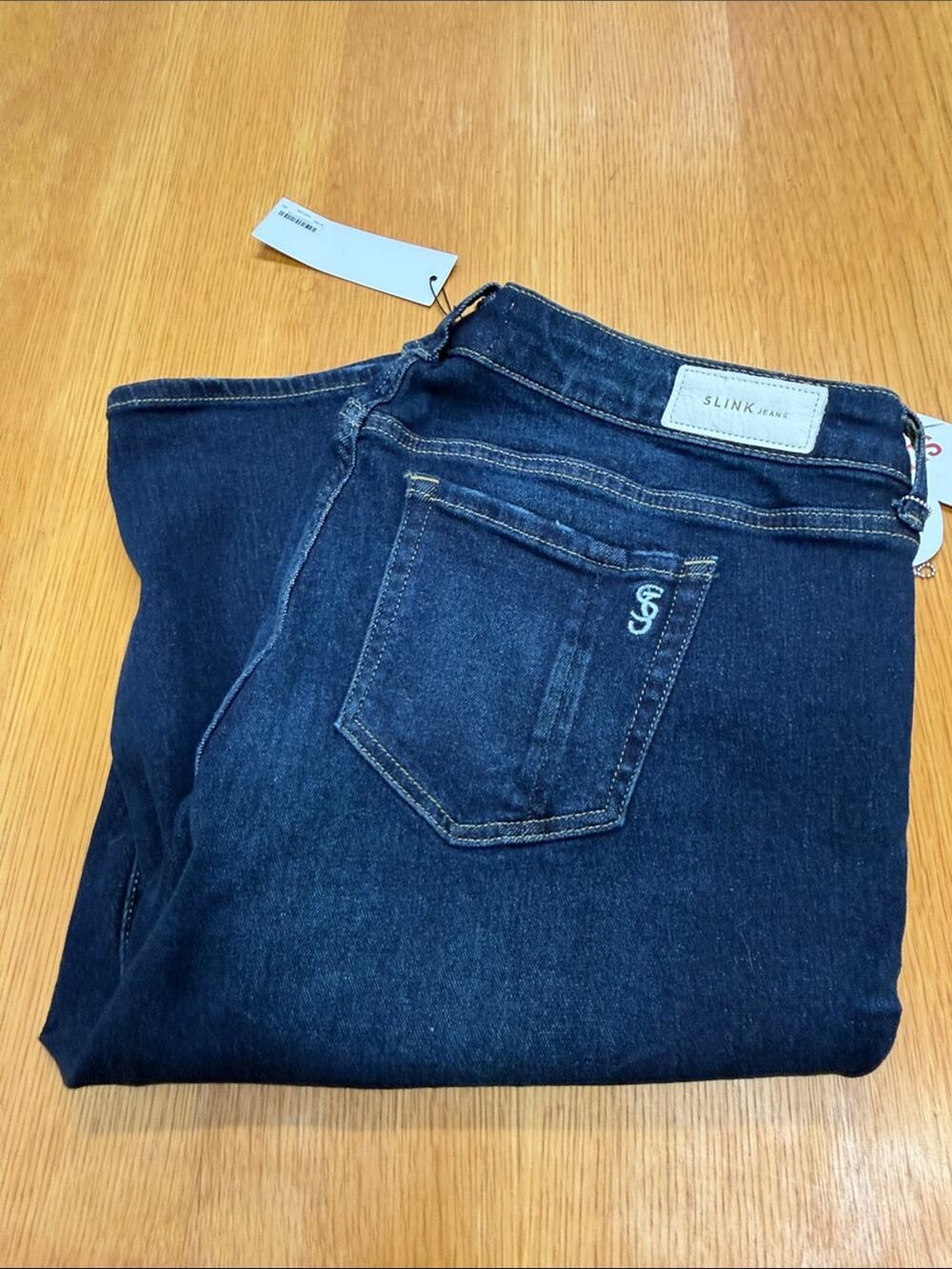 Slink Jeans Women's Dark Blue Jean Shorts